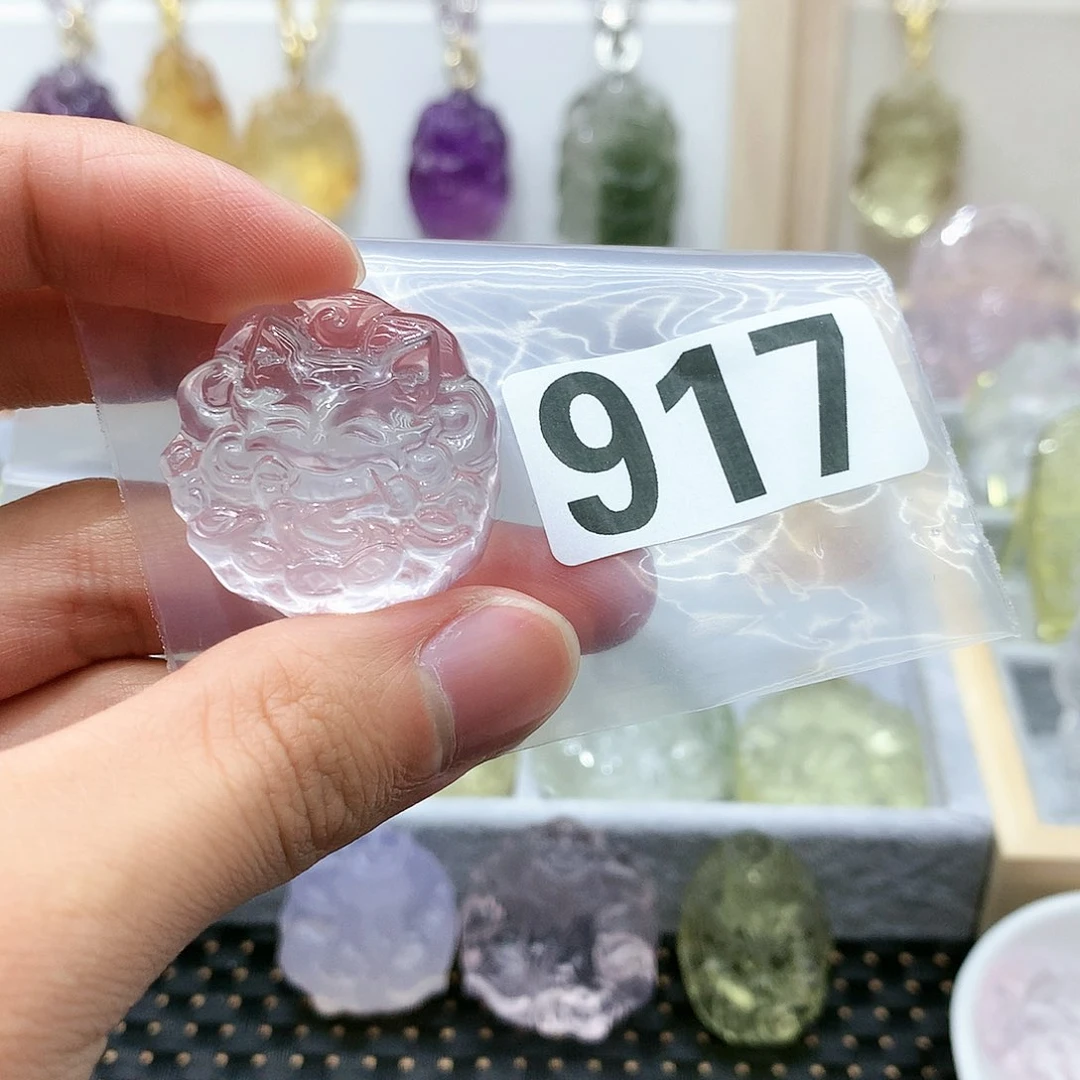 水晶颈饰未镶嵌吊坠