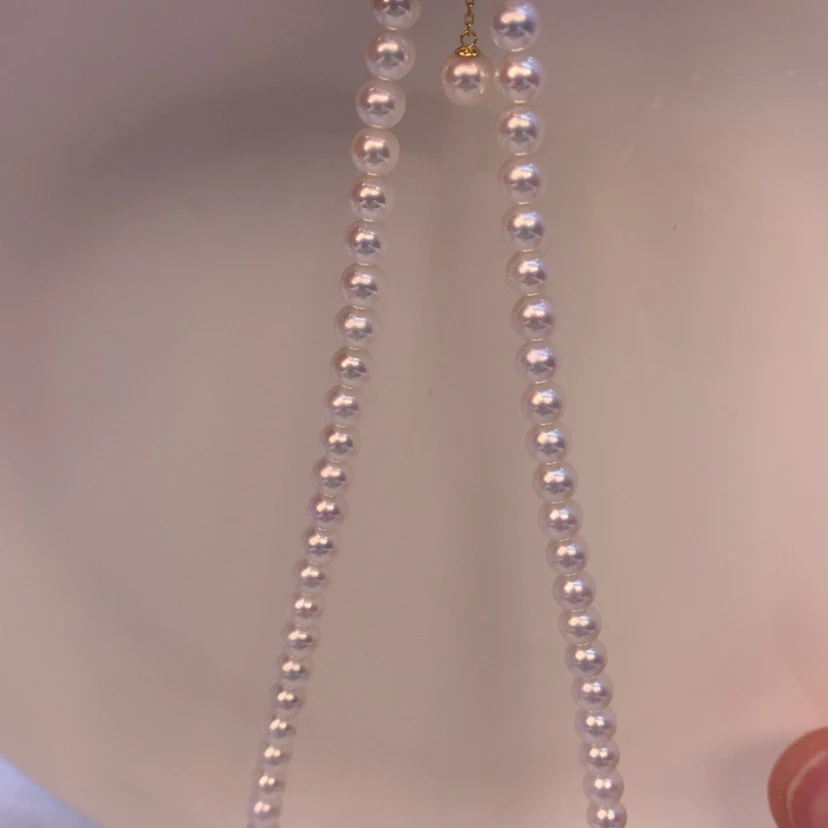 【闪购商品】淡水珍珠颈饰18K金镶嵌