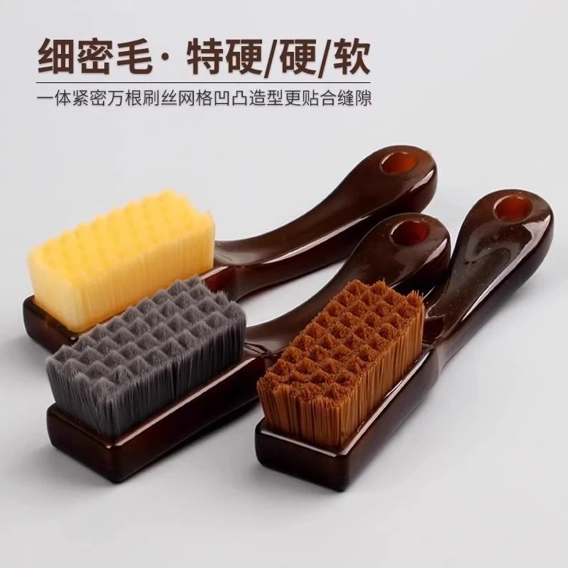 文玩万毛刷迷你神器琥珀柄棋格不掉毛包浆上色便携核桃清理清洁