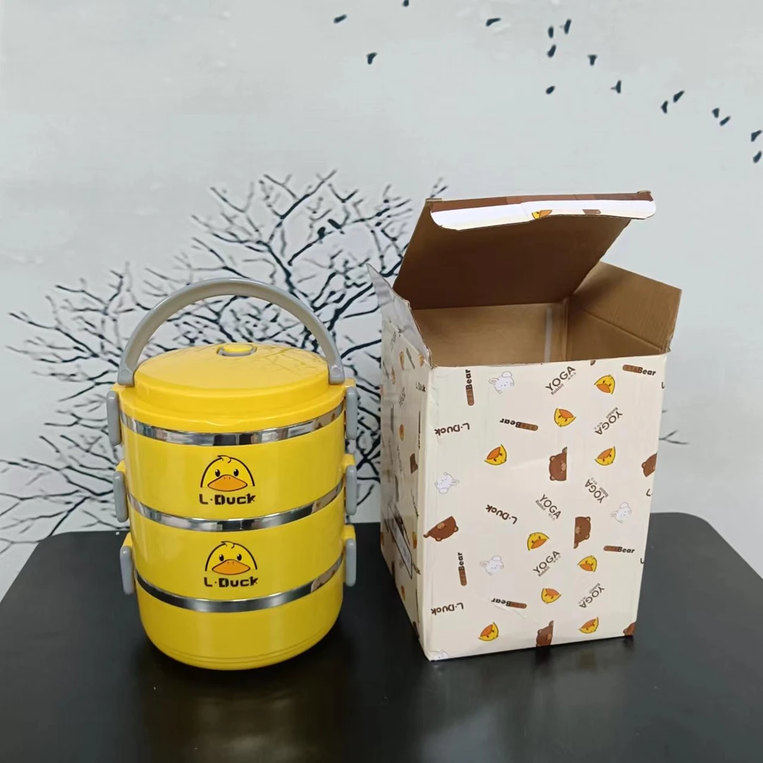 H 保温饭盒 款式颜色图案随机