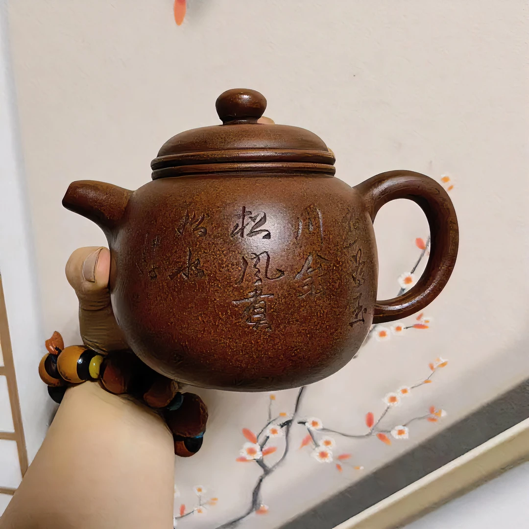 顾景舟名家经典 鲍尊紫砂壶 手工精品旧藏仿古壶手制纯手工茶壶