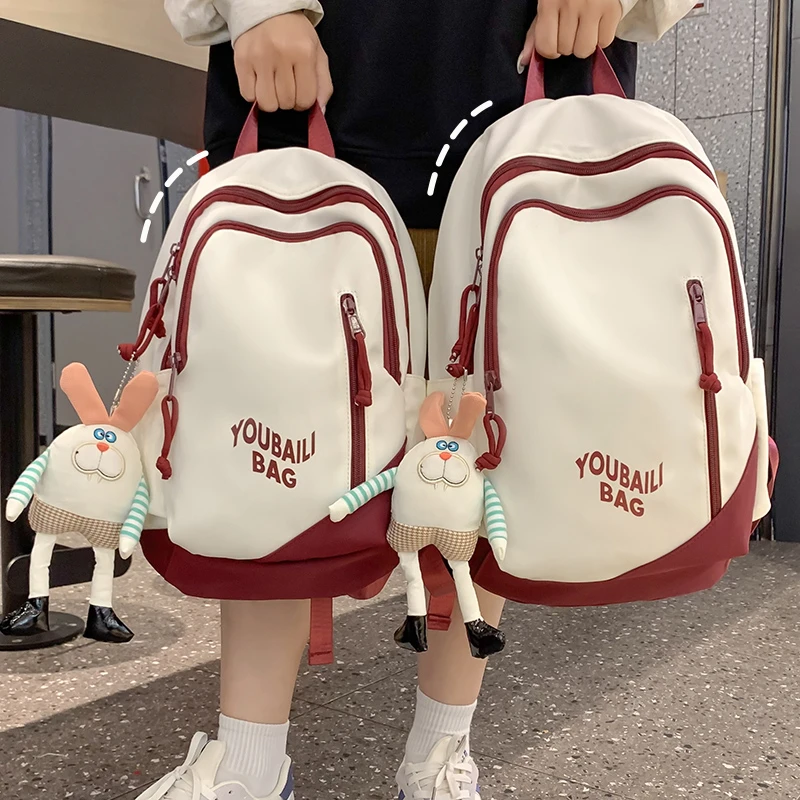 旅行小型双肩包女款出游小背包大学生上课百搭女士妈咪迷你小书包