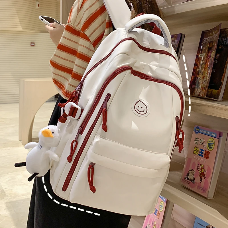 日系ins书包女初中生小学生3-6年级大容量旅行背包高中生双肩包男