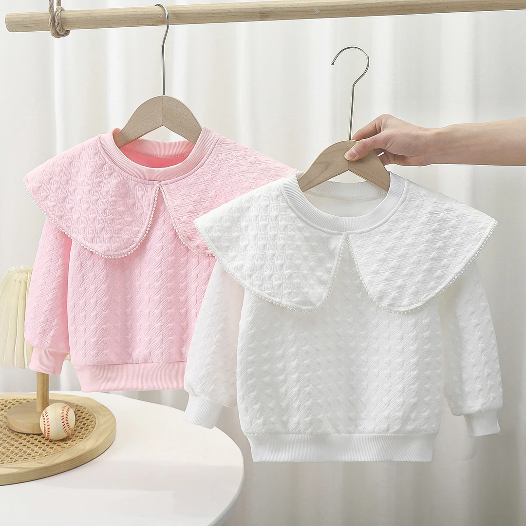 女童卫衣春秋款新款儿童洋气休闲衣服小女孩宝宝春装长袖上衣韩版