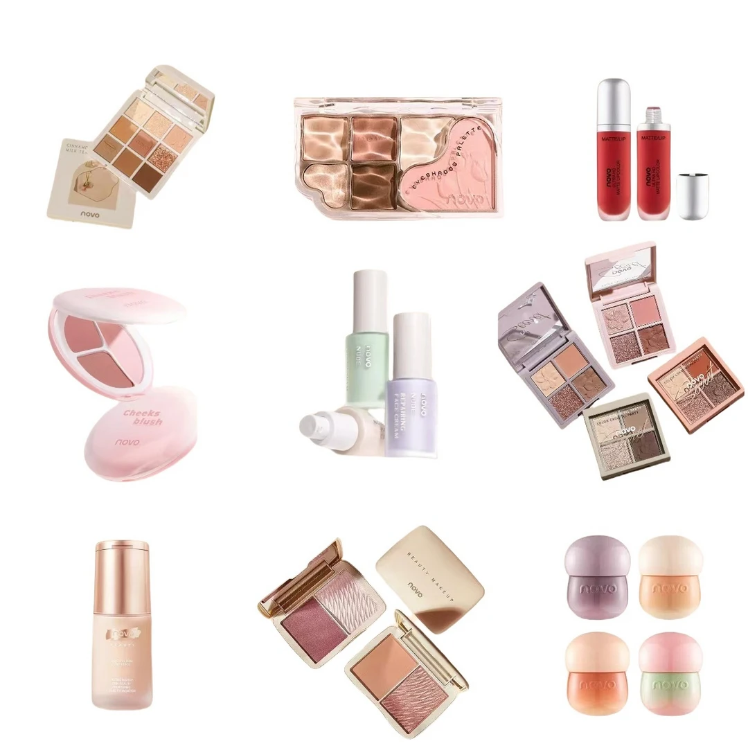 美妆自选组合气垫粉饼眼影睫毛膏眉笔眼线遮瑕腮红护肤提亮夏日