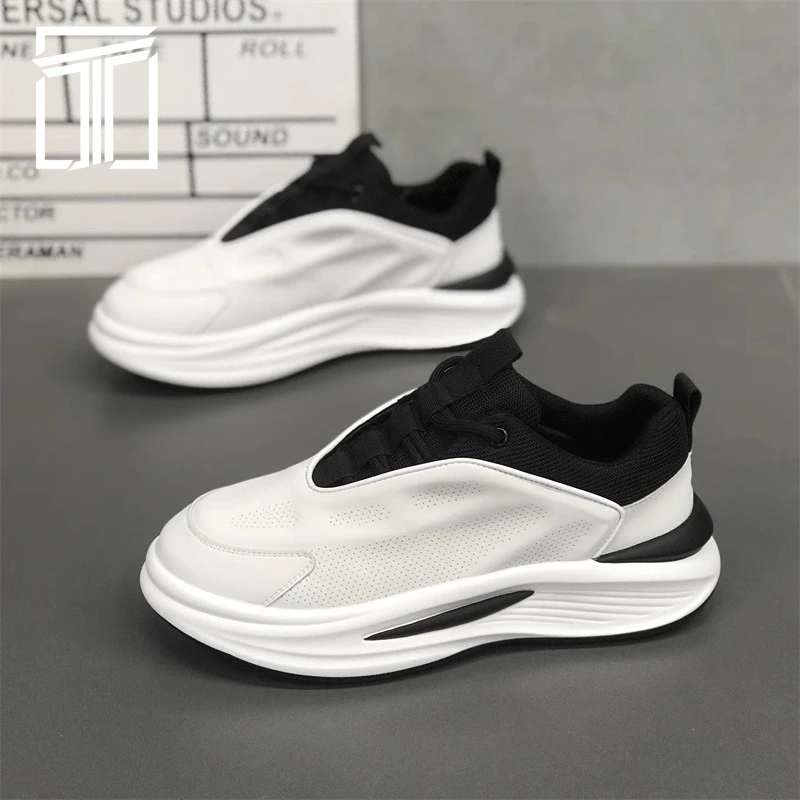 香港奢品~ITMY3早春新款一脚蹬男鞋增高厚底轻便透气舒适休闲潮鞋