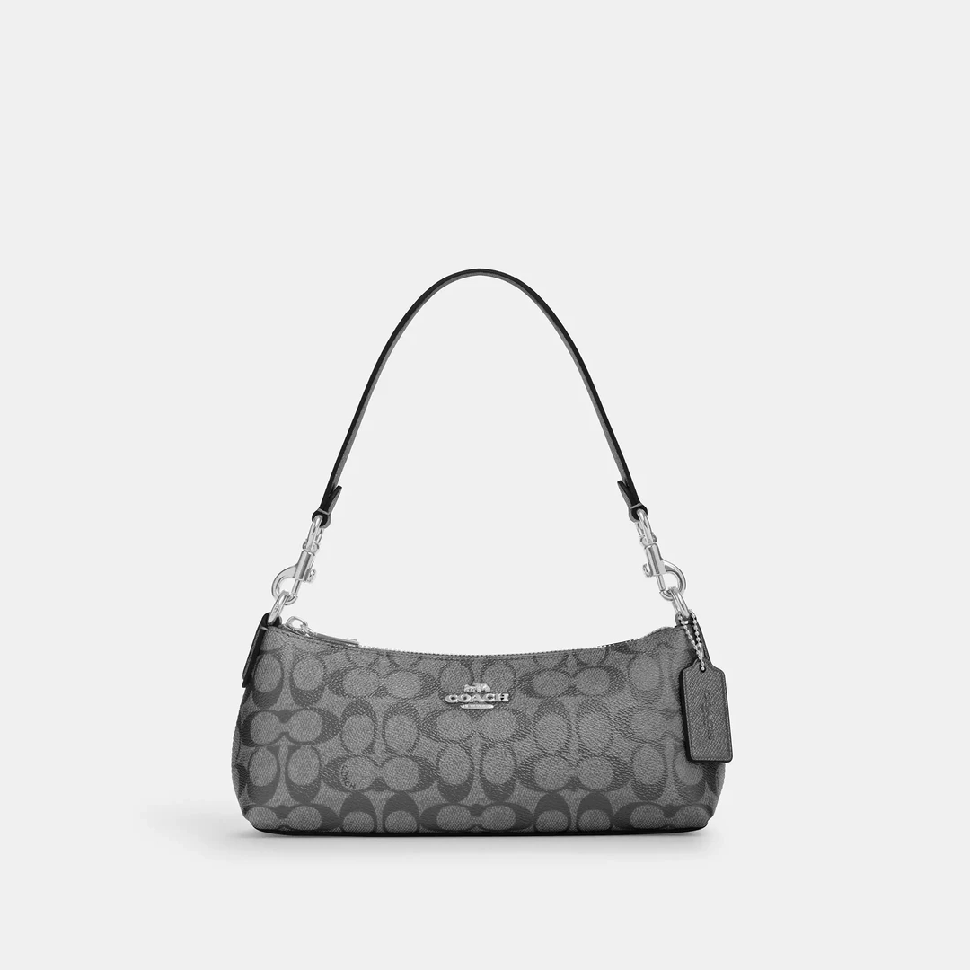 COACH/蔻驰时尚专属Charlotte 26金属徽标腋下包单肩包（25*8*11）