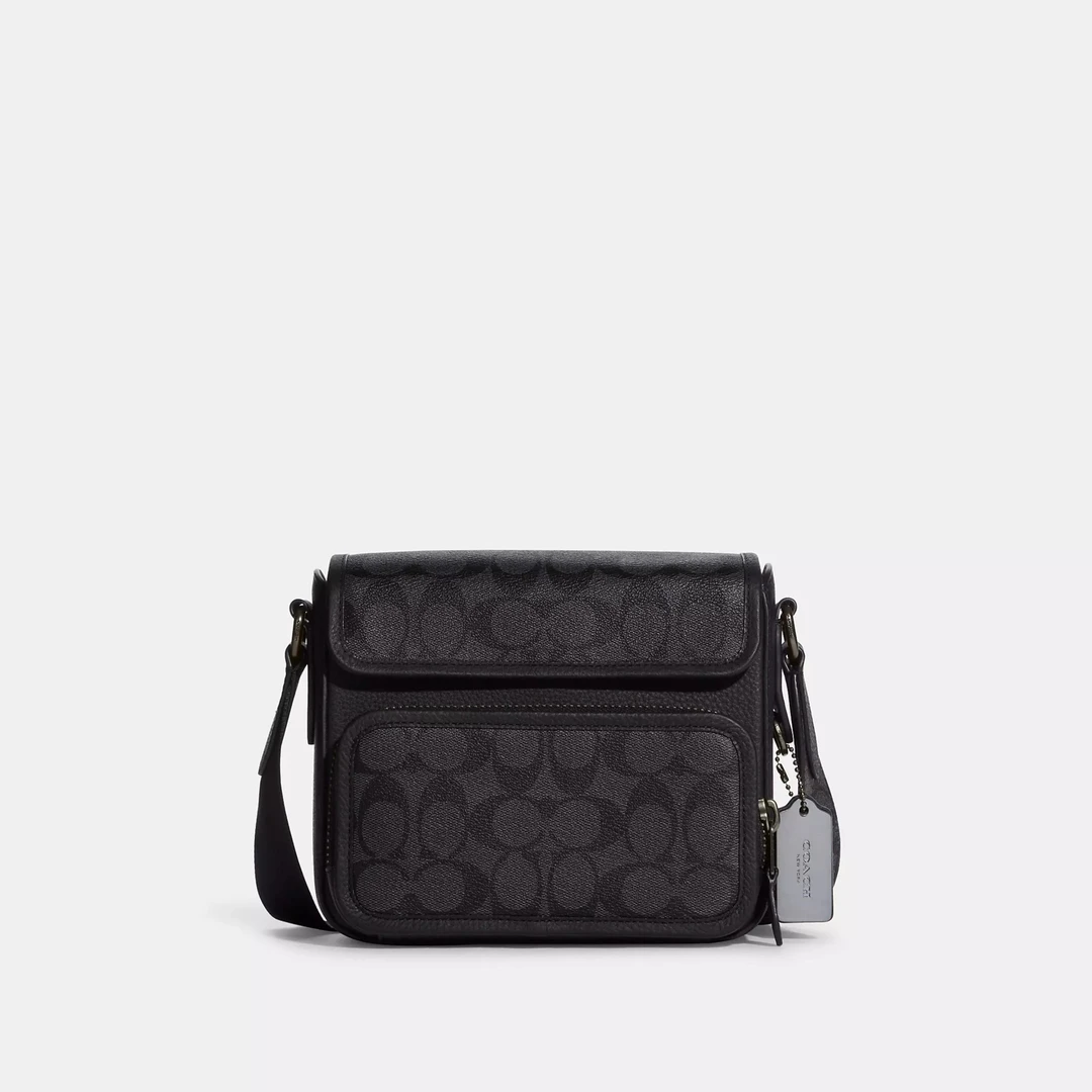 COACH/蔻驰Sullivan20邮差包单肩斜跨包C9870 QBO3I（20*17*7）