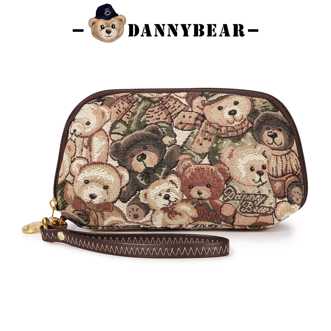 #S#丹尼熊新轻奢款手抓包女士零钱包时尚收纳包便携DKB1172003