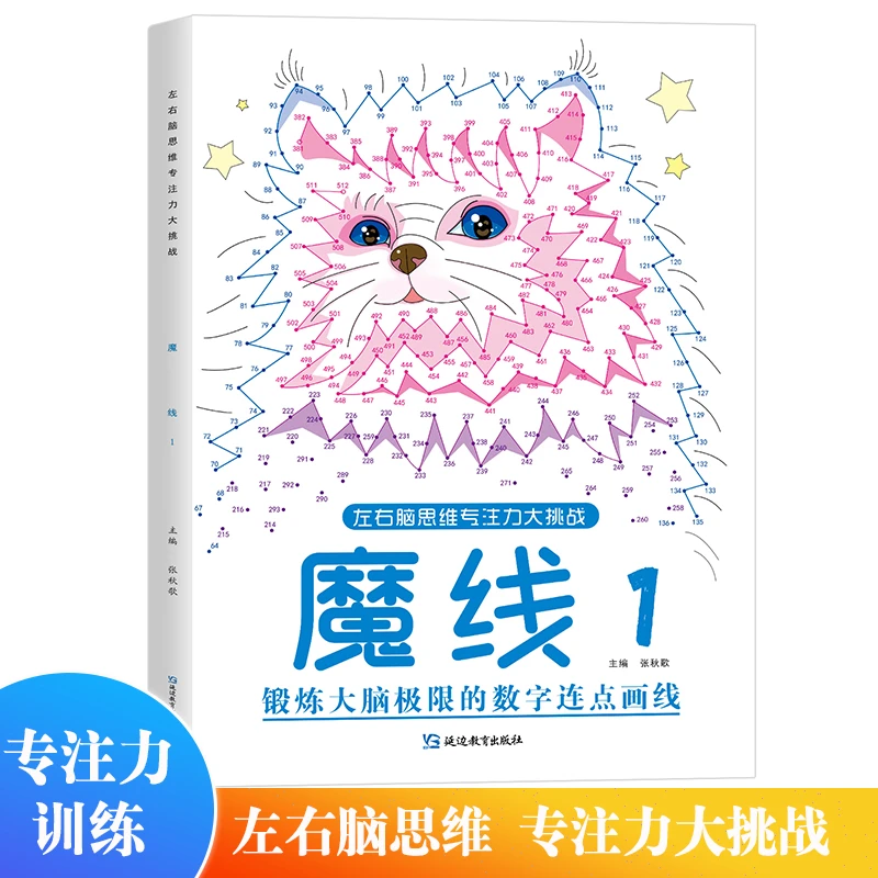 儿童迷宫魔线专注力培养孩子3-6岁益智书籍 专注力训练书