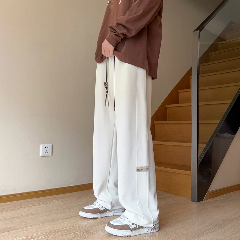 工装裤男款春秋季垂感直筒宽松长裤美式复古高街vibe风休闲长裤