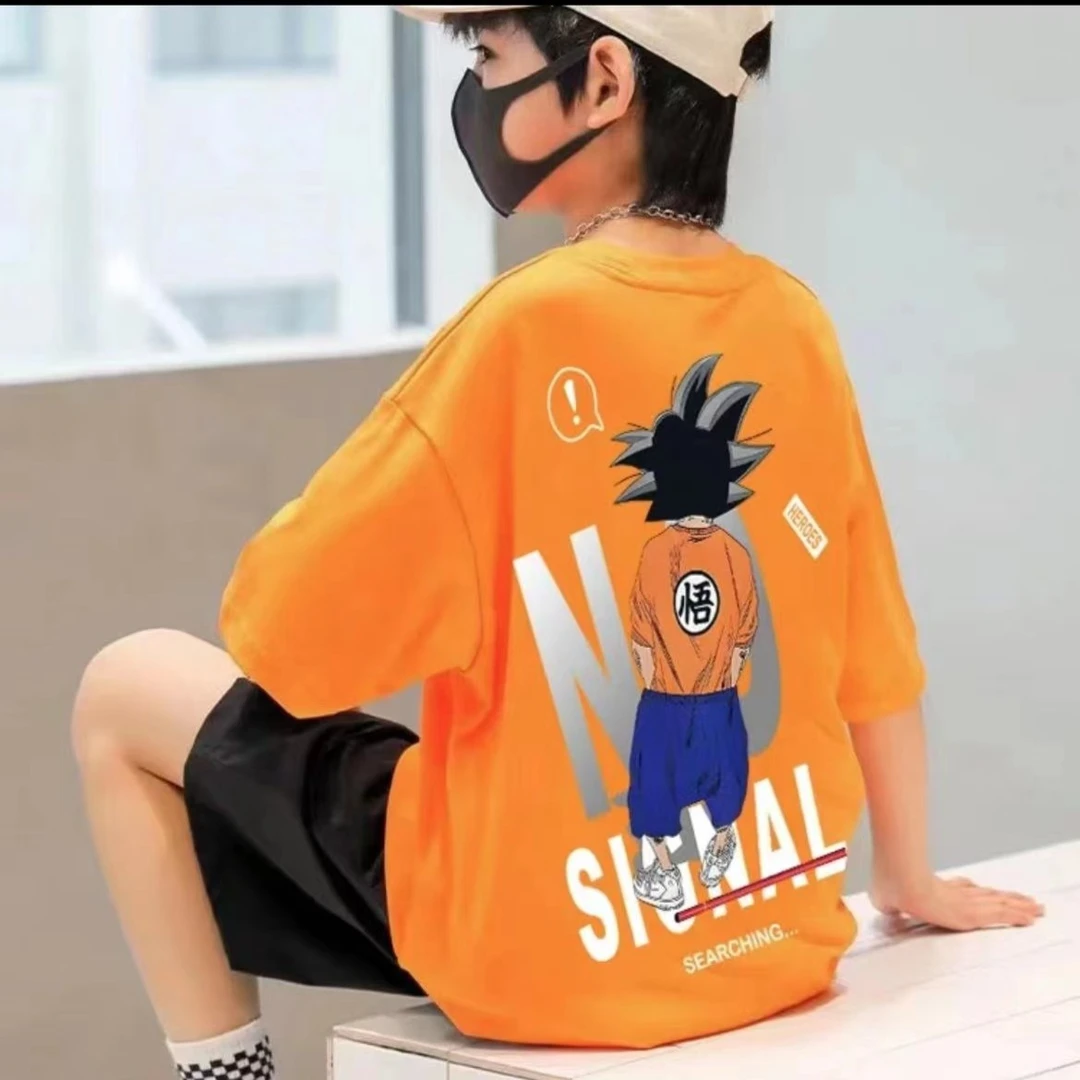 儿童夏季童装短袖男童洋气上衣夏季纯棉短袖半袖中大童T恤时尚