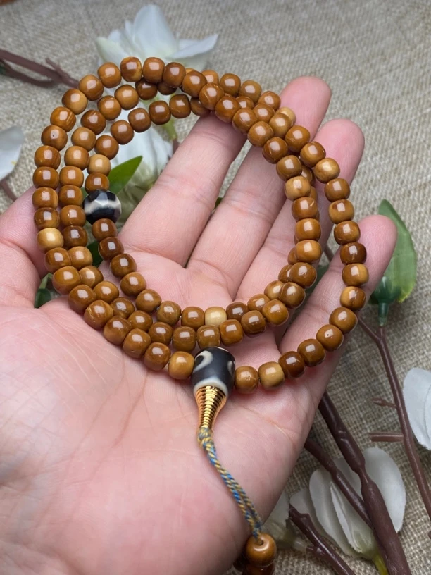 库克菩提7×6老型多圈设计款手串