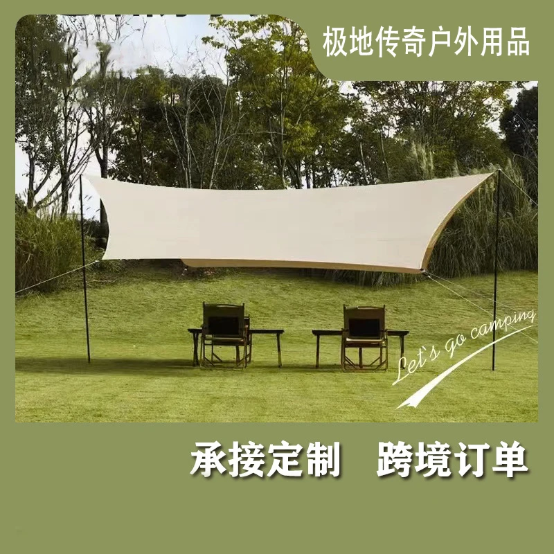 简威天幕户外经典露营帐篷野外野营野餐遮阳棚防雨防晒装备