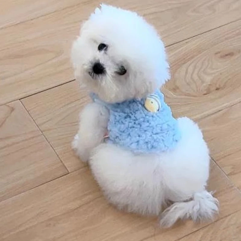 超小码幼犬奶狗茶杯犬小背心宠物猫咪比熊小狗泰迪狗狗衣服春秋冬