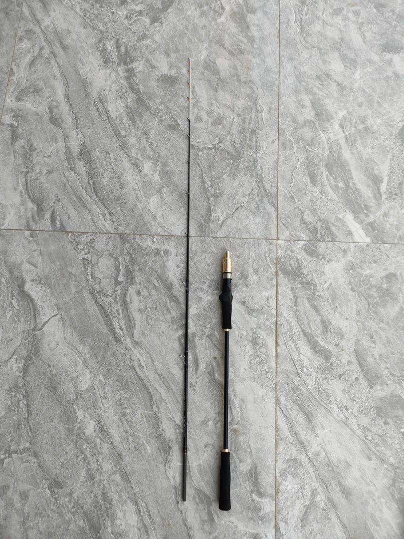 客勒姆近海实心铁板竿一节半鱿鱼竿八爪鱼竿小船竿适合饵30-120克