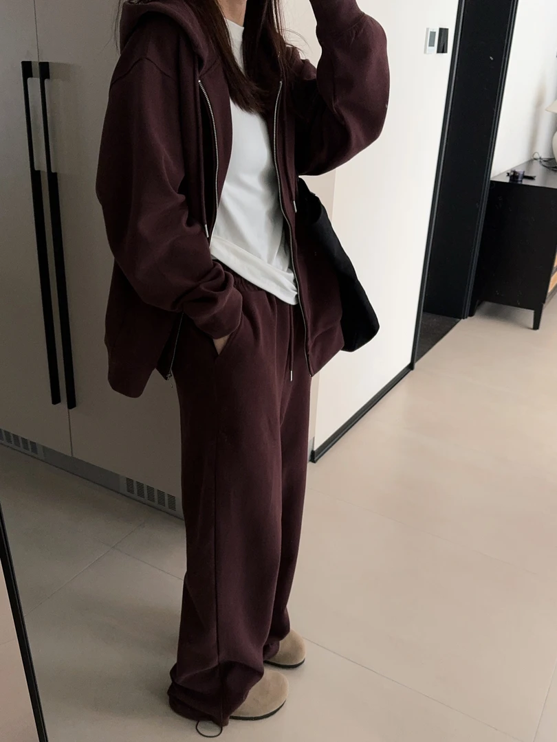 [IAMMEIYA] -大骨架穿搭 软调暮夕 卫衣套装9613