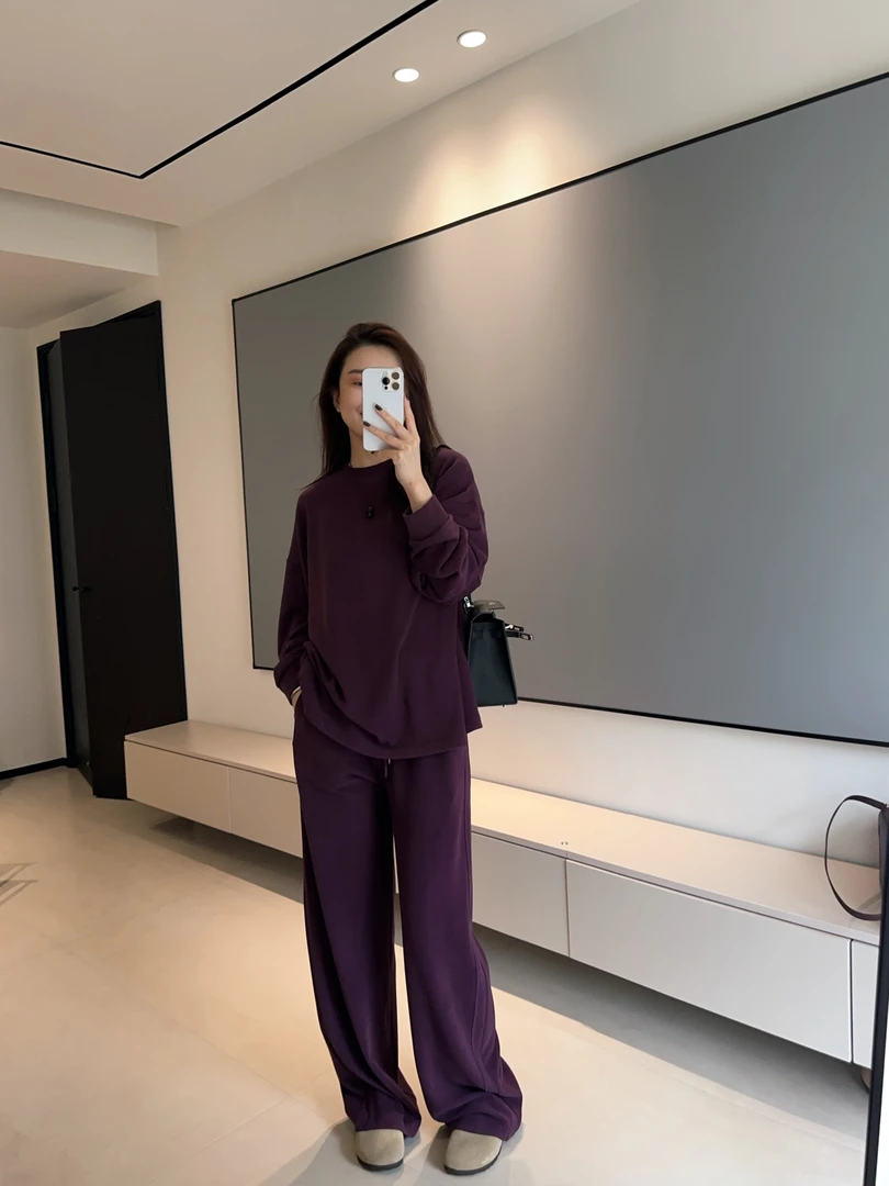 ［IAMMEIYA］-大骨架穿搭 软绵绵 休闲套装1013
