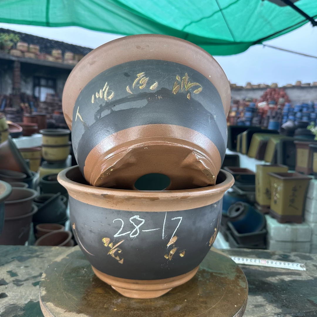 三角金钟花盆28口径两个