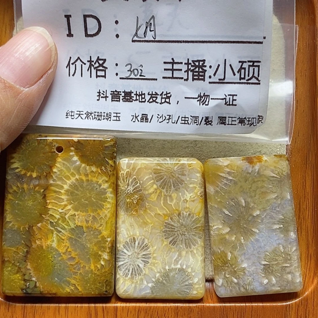 【闪购商品】硅化珊瑚（珊瑚玉）颈饰未镶嵌七*_