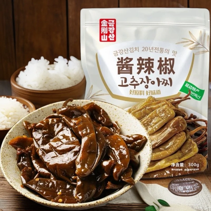金刚山 酱辣椒 延边朝鲜族传统酱辣椒开胃下饭300g*2