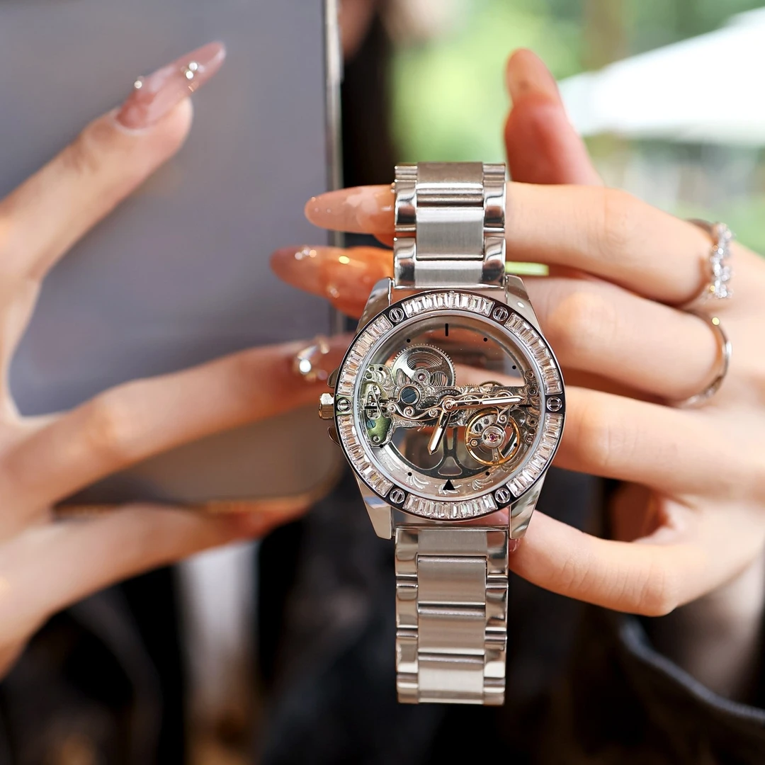 轻奢时尚潮流全自动机械表女士手表-R677