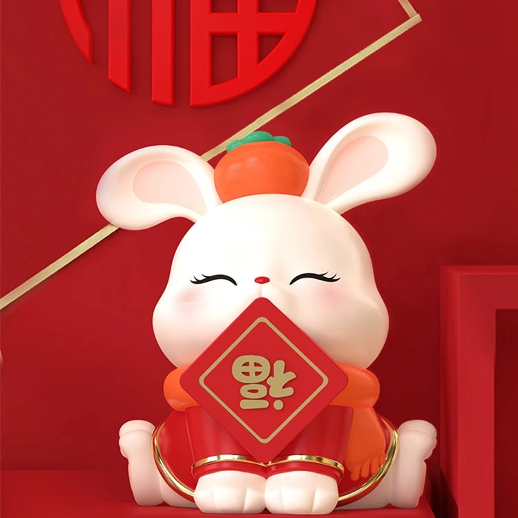 兔子摆件家用创意桌面小摆设乔迁之喜礼物新居搬家入宅装饰