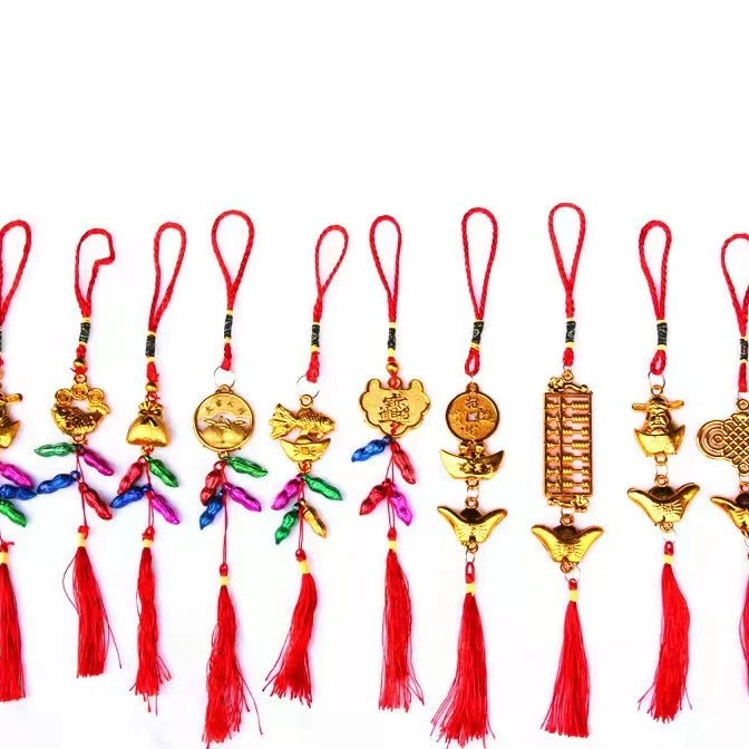 【1帮1】流苏挂件随机30个每份|年宵花开业乔迁喜庆挂件diy批发