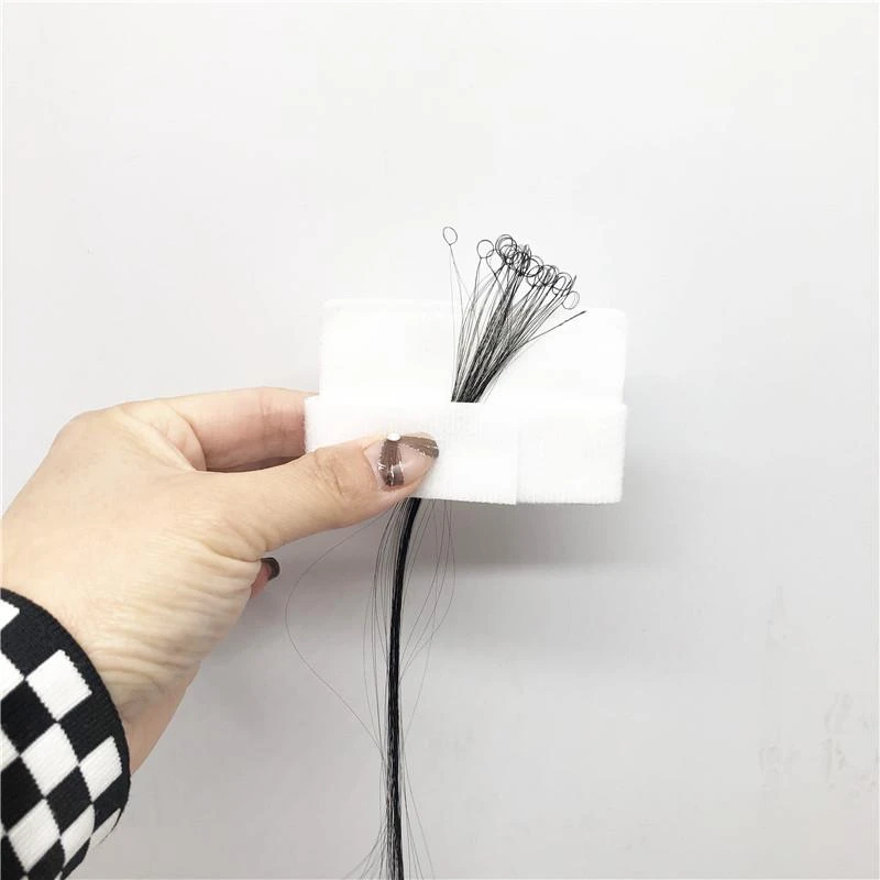 厂家直营日韩植物蛋白发丝可烫染零感接发吸管补发缝接物理增发