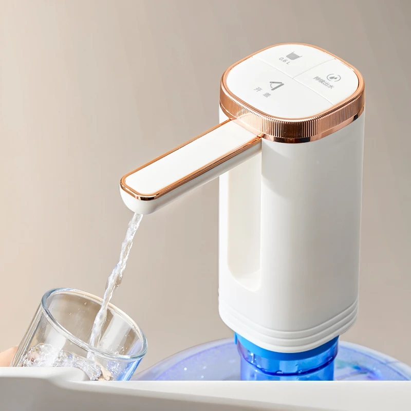 电动折叠桶装水抽水器吸水泵家用矿泉水自动出水饮水机压水取水器