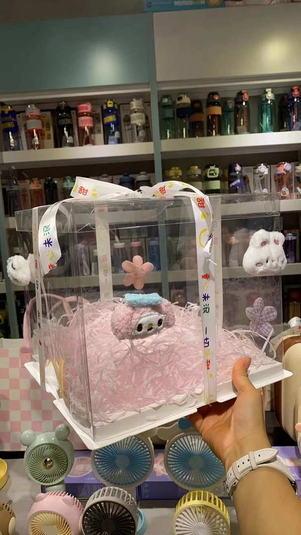 8寸蛋糕礼品盒透明生日蛋糕盒子8寸方形高档礼盒