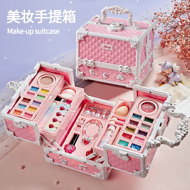 情人节礼物女孩化妆品套装玩具彩妆盒公主女童礼物网红款7