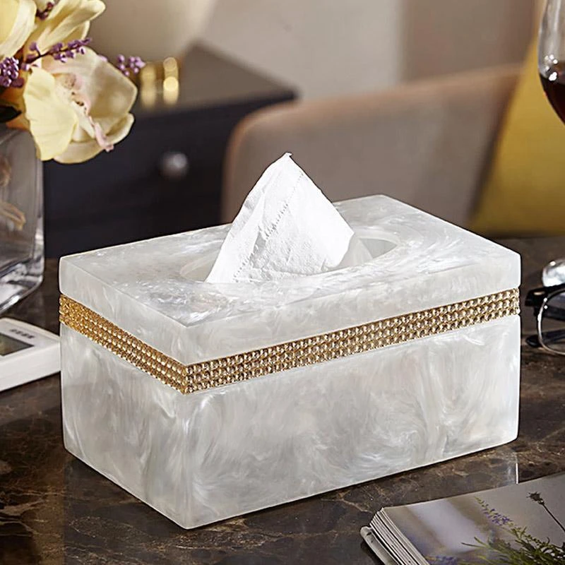 简约客厅家用纸巾盒时尚现代餐桌纸抽盒北欧轻奢风ins茶几抽纸盒