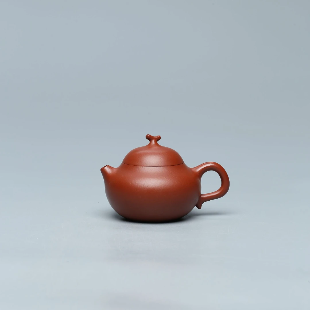 达观SD227【紫茗轩】许娟 文旦 朱泥 130cc 紫砂壶 壶之华