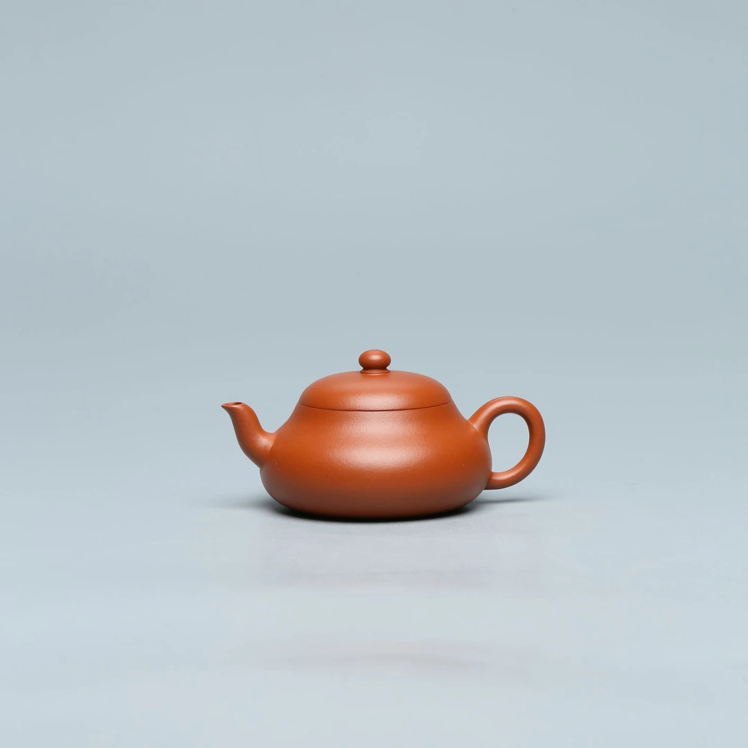 达观THX38【铁画轩】蒋鹏 君德 小煤窑朱泥 150cc 紫砂壶