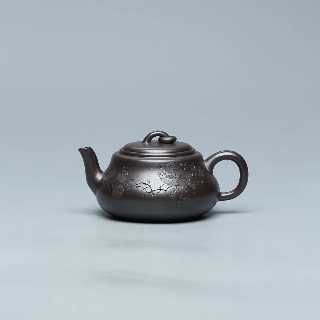 达观CXH43【芷玉斋】陈静 葫芦 紫罗兰 320cc紫砂壶之华