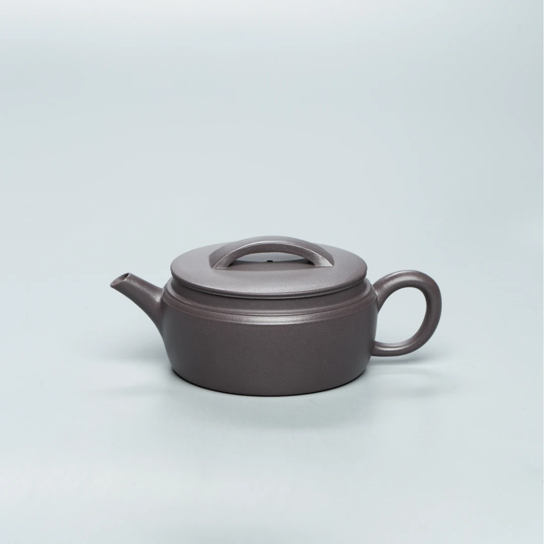 达观SD197【紫茗轩】范勤君 汉瓦 天青泥 150CC 紫砂壶优茗醉