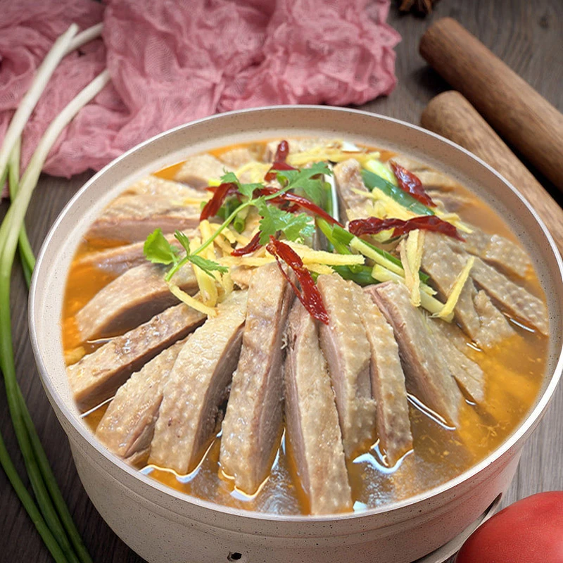 霍大哥固始特产鹅块鹅杂汉鹅块火锅鹅块送鹅汤冷冻保鲜发货包邮