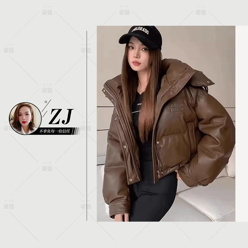 2024冬季新款女韩版棉服加厚防寒棉袄时尚休闲棉衣外套