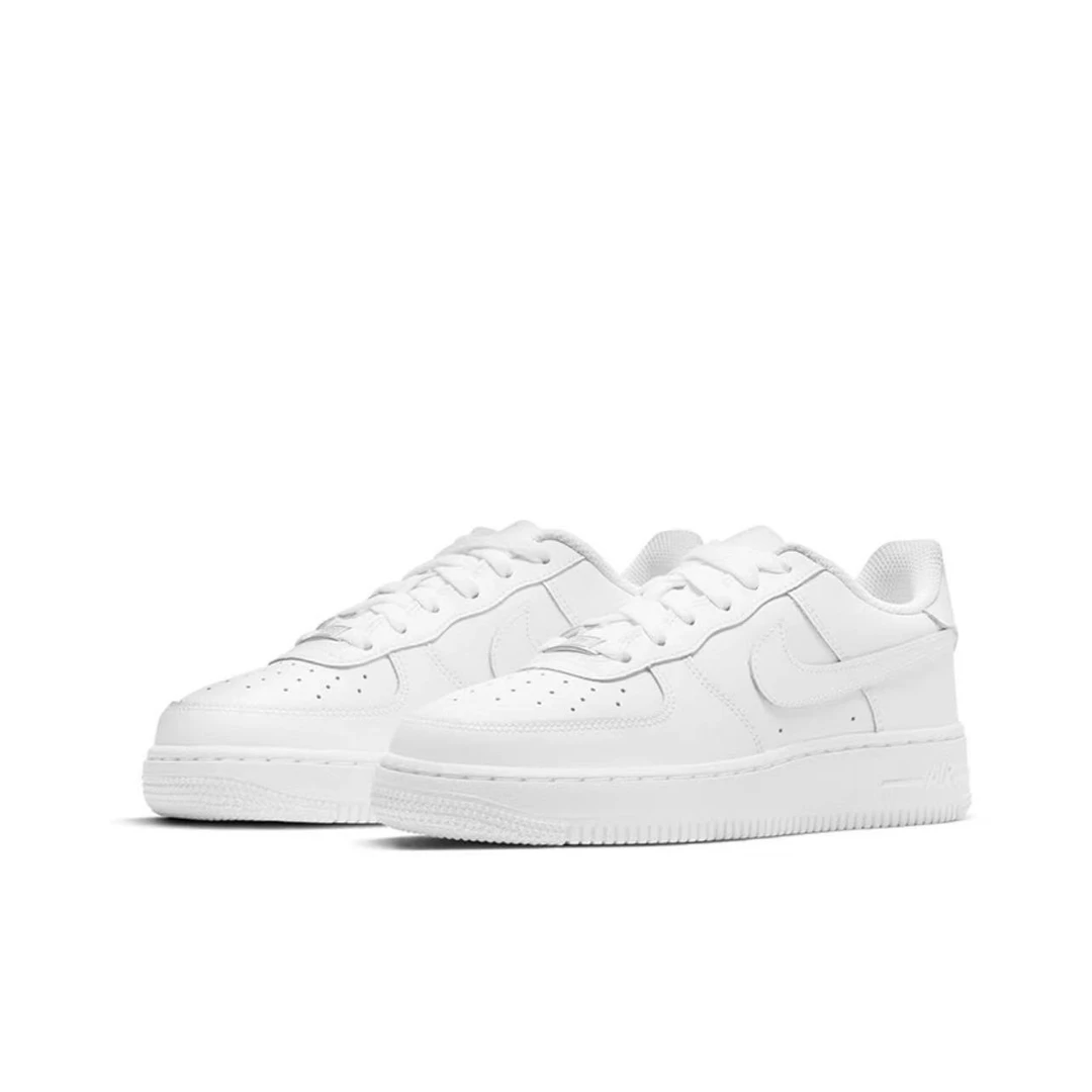 NIKE耐克童低帮AF1经典复古风格纯白板鞋GS秋冬 DH2920111 *TJ