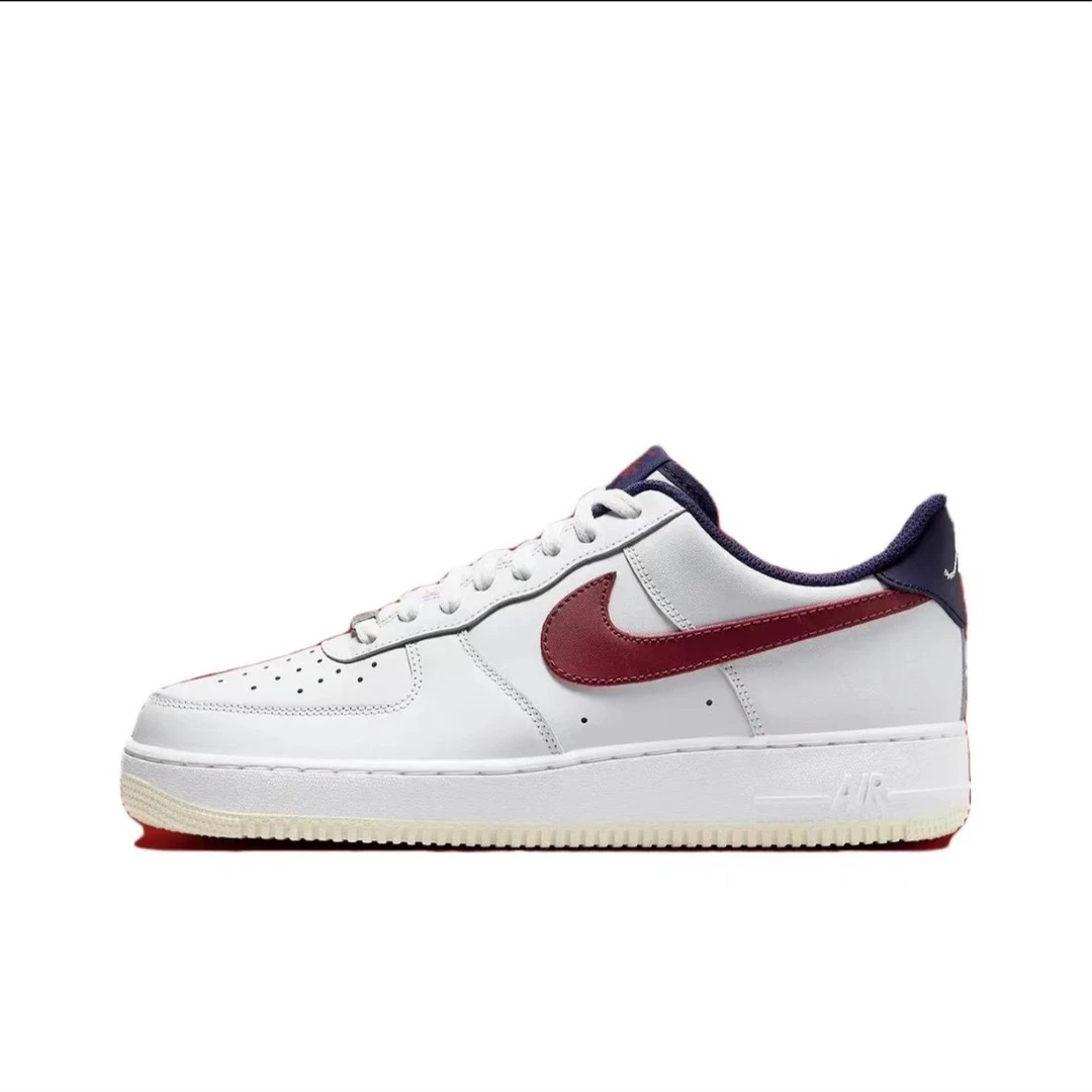 【天津恒隆NK专享】NIKE耐克经典AF1男款休闲鞋复古白蓝红FV8105161