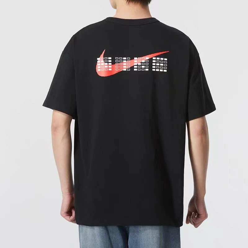 【天津东丽NK专享】Nike 全对系列透气休闲短袖男款黑色 HF6594010