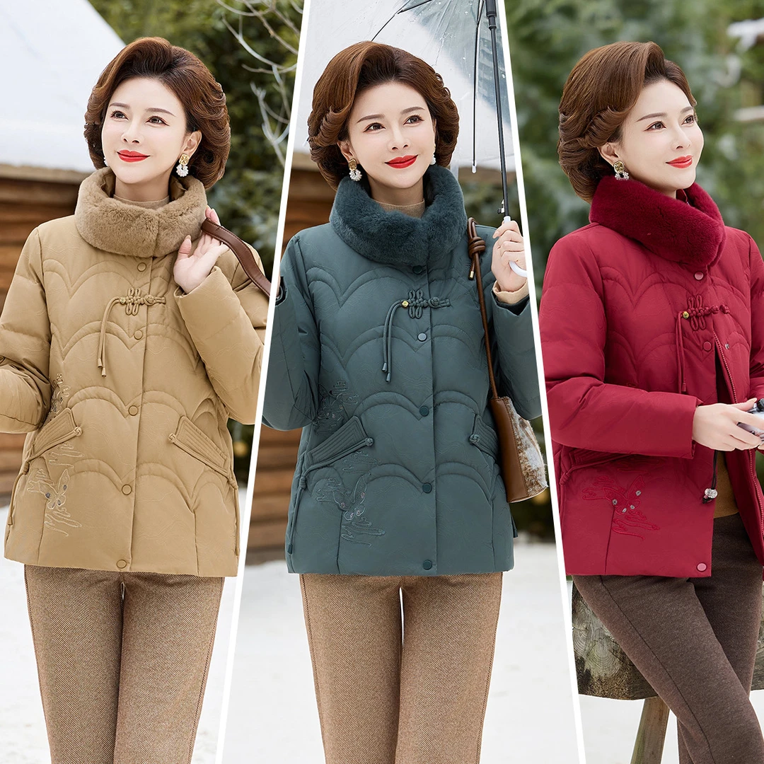 【羽绒服撤/柜】251-275按编码下单中老年羽绒服大衣外套棉衣冬装