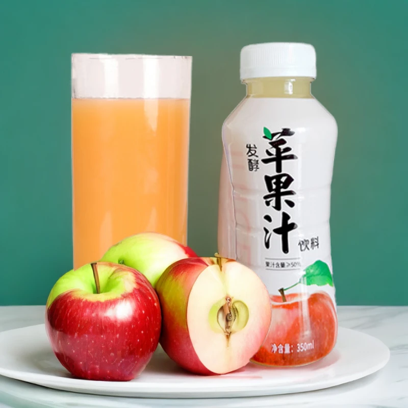 甘肃静宁县静宁苹果鲜榨苹果汁纯果汁苹果汁350ml*15瓶