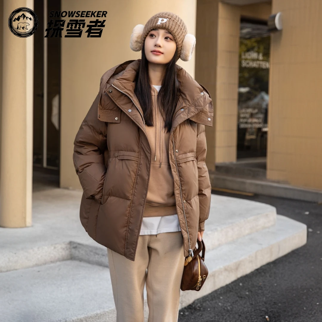 【zonefive】探雪者女士立领一首长羽绒服羽绒服TSD2501