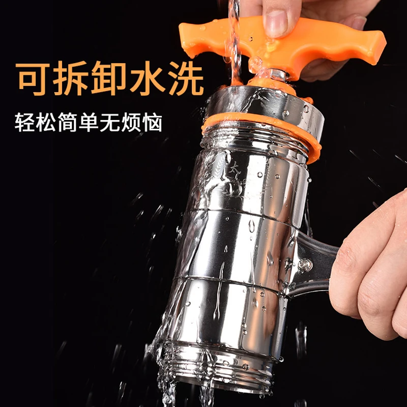 面条机饸饹机家用小型手动饸烙络莜面工具多功能不锈钢压面机手工