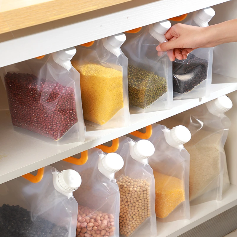 五谷杂粮收纳密封袋大米袋子家用吸嘴袋加厚防虫防潮杂粮袋封口袋