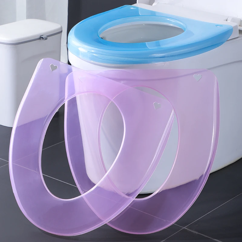 马桶圈坐便塑料马桶垫坐垫垫合租家用防水隔脏四季通用坐便套加厚