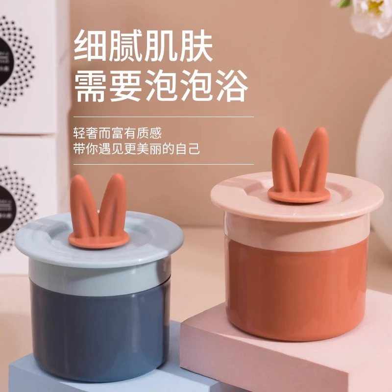 洗面奶打泡器便携按压式洗发水起泡器家用可爱创意慕斯手动发泡沫