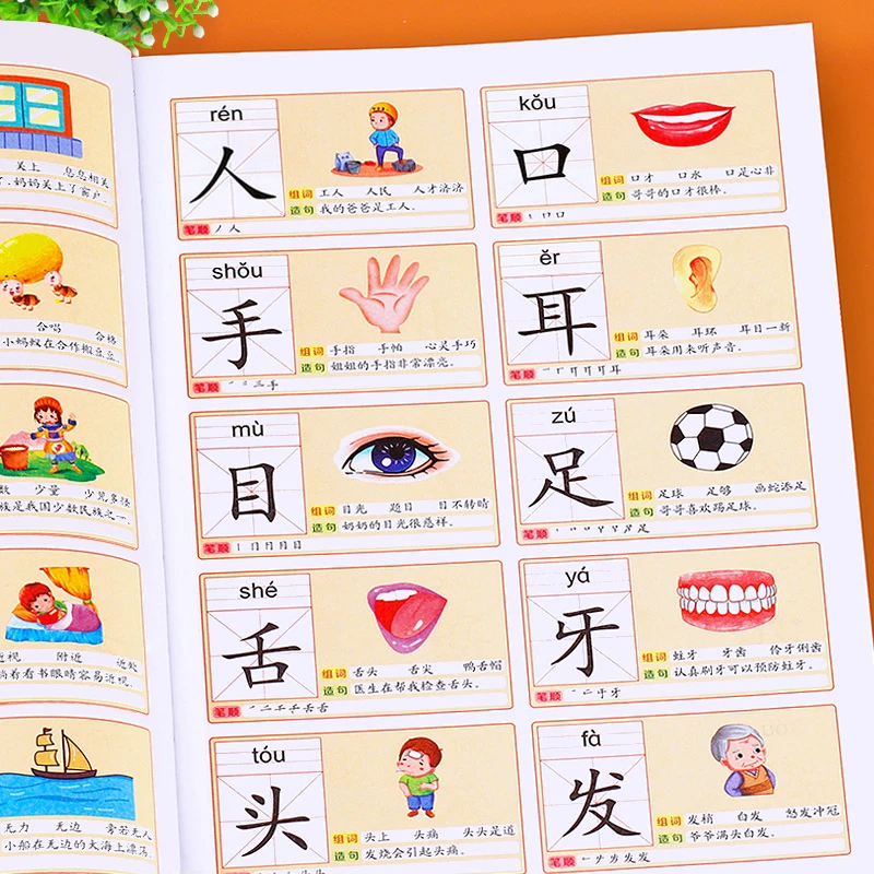识字大全3000字幼儿园学前启蒙认字神器儿童看图入门识字大王书